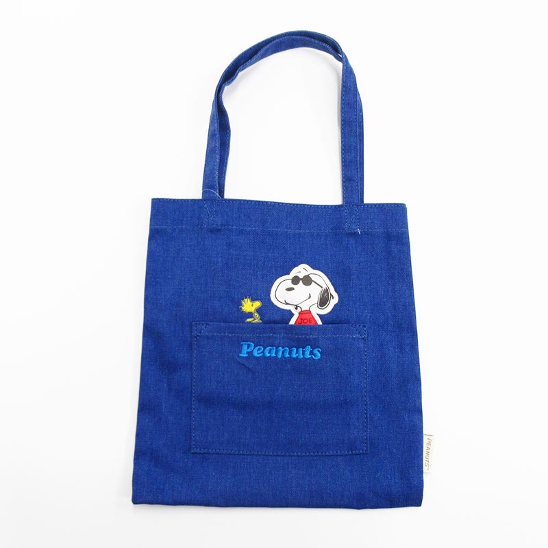 PEANUTS ミニトート NV ふっくらアップリケ JC/WS
